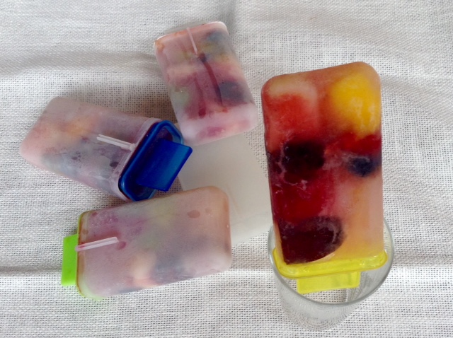 Summer Fruit Popsicle-sorbets